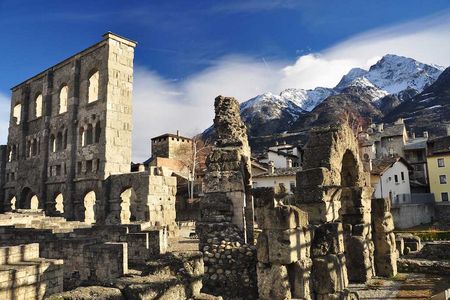 Reisen Aosta Teatro Romano