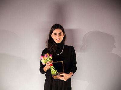 Die Gewinnerin des Kompass-Perspektive-Preises Maryam Zaree