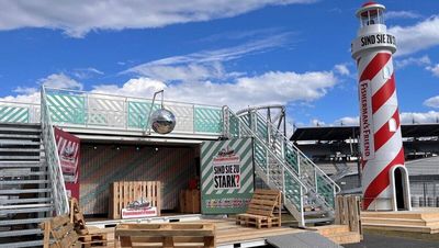 Der ikonische Leuchtturm von Fisherman’s Friend ist der neue Ankerpunkt für Festivalbesucher:innen, erstmalig vorgestellt beim Rock am Ring Anfang Juni 2022
