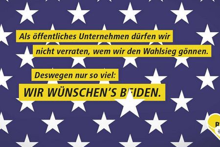 Das Wahlkampf-Motiv der BVG