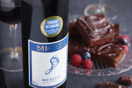 Barefoot Merlot-Brownies