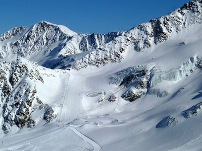Im Fruehling und Winter das beste Skigebiet ist Tirol