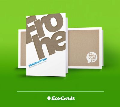 Eco-Weihnachtskarte