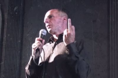 Stinkefinger von Varoufakis