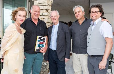 Tony Cragg mit Beate Reifenscheid, Fernando Rojas, Jorge Fernandez und Dirk Geuer