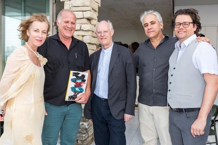 Tony Cragg mit Beate Reifenscheid, Fernando Rojas, Jorge Fernandez und Dirk Geuer