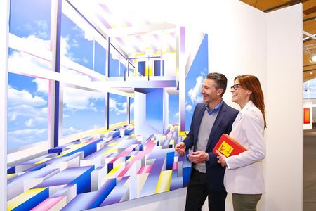 Die art Karlsruhe mit einem frischen Gesicht und jungen Kuenstlern