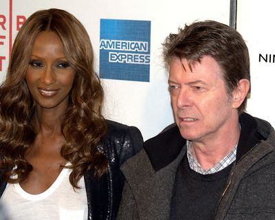 Iman und David Bowie, 2009  Foto: David Shankbone, Wikipedia