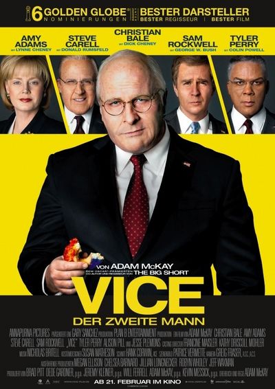 Oscar Preistraeger Christian Bale, wurde schon  fuer die Rolle des amerikanischen Vizepraesidenten Dick Cheney mit einem Golden Globe ausgezeichnet