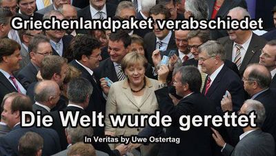 Angela Merkel, die unsichtbare Hand Gottes
