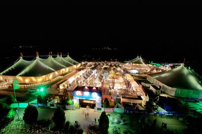 Das Zeltfestival Ruhr 2013 im naechtlichen Schein