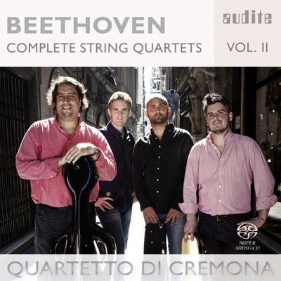 Neues Album Ludwig van Beethoven Complete String Quartets Vol. 2 des Quartetto di Cremona