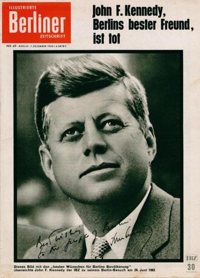 John F. Kennedy, Berlins bester Freund ist tot. ausstellung in saarbruecken