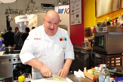 Thomas Jaumann (Foto auf der Internorga)weiß, klappern gehoert zum Handwerk.