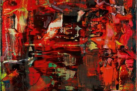 ab­s­trak­te Bilder von Gerhard Richter im Museum Ludwig Koeln