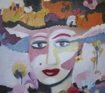 ausstellung murnau frau mit hut
