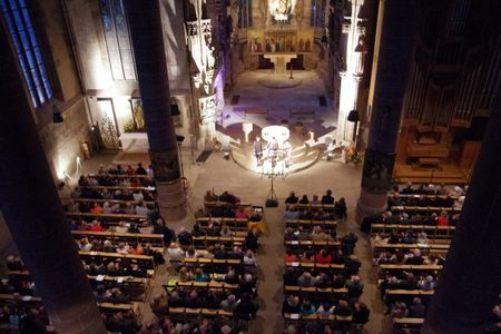 Trio Medival in der Frauenkirche beim Festival