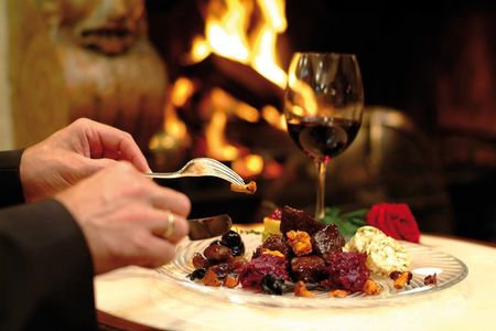 Feinstes Essen im Gruenen Baum