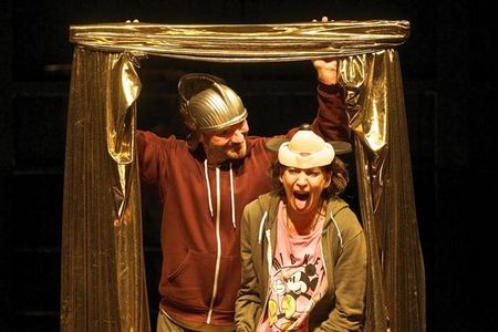 Theater in Frankfurt am Main: DER TEUFEL MIT DEN DREI GOLDENEN HAAREN. F.K. WAECHTER bis zum 9.12.2012