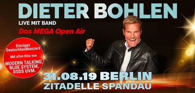 Nach 16 Jahren Konzertpause will  Dieter Bohlen, Deutschlands erfolgreichster Komponist und Produzent es noch einmal wissen und spielt live