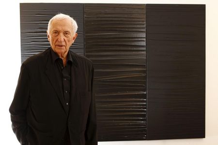 Der Kuenstler Pierre Soulages feiert Heiligabend 2019 seinen hundertsten Geburtstag
