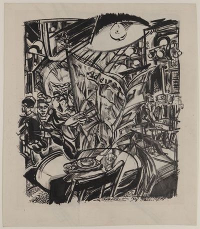 das Jahr 1914. Ludwig Meidner ausstellung in dresden