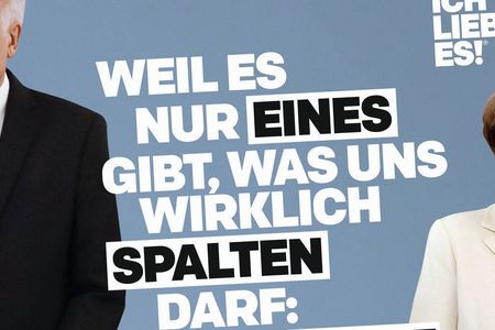 Wirklich spalten darf uns nur die Essiggurke. Bekenntnis zur Vielfalt: Das McDonald's-Motiv erscheint in verschiedenen Tageszeitungen