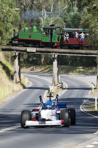 Reisen Melbourne Grand Prix Luftansicht vom Renn-Parcours Albert Park Reisen Melbourne Grand Prix Luftansicht vom Renn-Parcours Albert Park