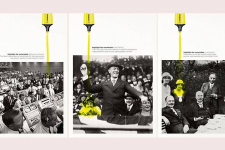 Bei Highlight the Remarkable rueckt Stabilo Frauen, die Großes geleistet haben, in den Vordergrund zum Beispiel Katherine Johnson, Edith Wilson und Lise Meitner