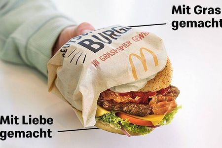 Papier aus Gras? Gibt's ab sofort bei McDonald's