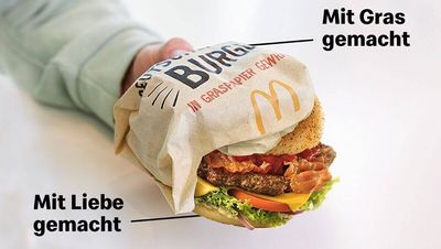 Papier aus Gras? Gibt's ab sofort bei McDonald's