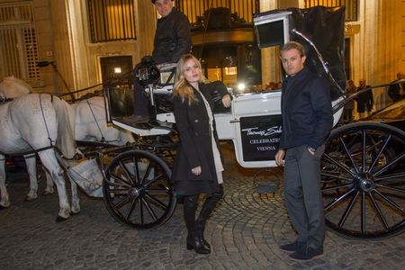Topmodel Georgia May Jagger und Formel1-Vizeweltmeister Nico Rosberg