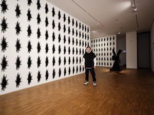 Vasily Klyukin in seiner Ausstellung “Mind Space” Vasily Klyukin in seiner Ausstellung “Mind Space”