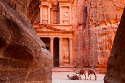 Reisen Welterbestaette Petra Jordanien