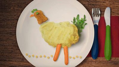Mit einer drastischen Kampagne fordern Tierschuetzer Iglo dazu auf fuer bessere Haltungsbedingungen von Masthuehnern zu sorgen