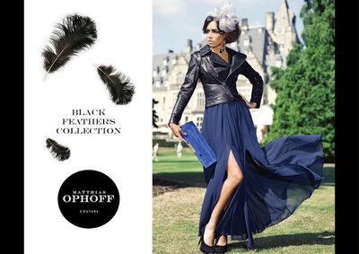 Stil Matthias Ophoff Couture Modell schwarz Stil Matthias Ophoff Couture Modell schwarz