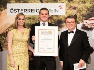 Salon Oesterreich Wein 2019, Galadinner im Palais Coburg mit Maria Großbauer, Winzer Lorenz Alphart und Willi Klinger Salon Oesterreich Wein 2019, Galadinner im Palais Coburg mit Maria Großbauer, Winzer Lorenz Alphart und Willi Klinger