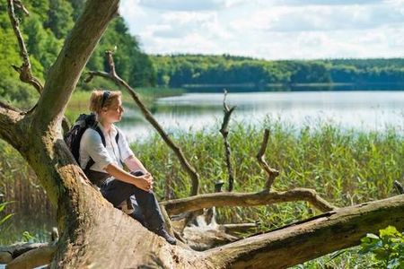 Ruhepause im Land der 1000 Seen den Wummsee umrunden Reisende auf der letzten Etappe des Pilgerwegs zwischen Diemitz und Mirow