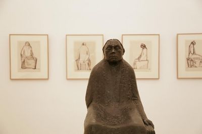 Ausstellungsansicht Gustav Seitz