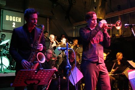 Konzert Klassik: Xmas Bigband-Doppelkonzert im Bogen 2 mit dem RMS JazzOrchester und JugendJazzOrchester NRW am 13.12.2012