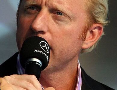 Boris Becker stellt auf der Frankfurter Buchmesse sein Buch, Das Leben ist kein Spiel vor.