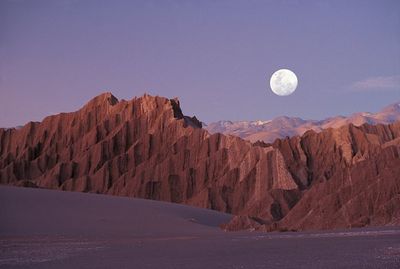Chile Mondaufgang im Valle de la Luna