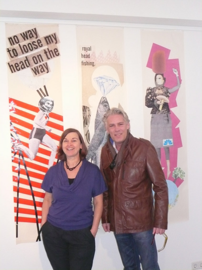 Galeristin Petra Bermes und GFDK Kurator Gottfried Boehmer