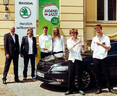 Die Siegercombo der Bundesbegegnung ,Jugend jazzt mit dem SKODA Jazzpreis