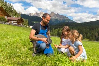 Besonders tierliebe Roter Hahn Gaeste finden ueberall auf ihrem Urlaub-Bauernhof verschmuste Vierbeiner