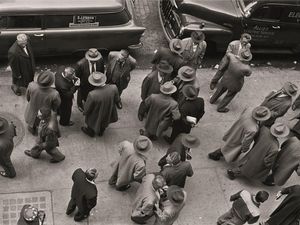 Sabine Weiss, Men on the street, New York, 1955 Sabine Weiss, Men on the street, New York, 1955
