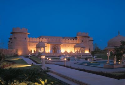 Oberoi Hotel bei Nacht Oberoi Hotel bei Nacht
