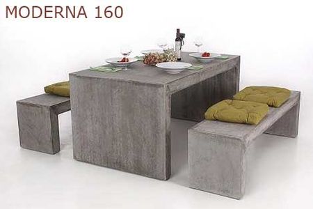 Sitzgruppe aus Beton