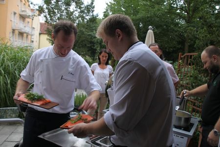 Gourmet Küche im Garten