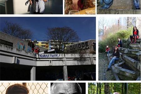 Kunstprojekt Neuperlach - Collage mit dem Organisationsteam